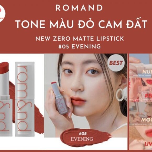 Rom&nd Zero Matte Lipstick in Evening - Picture 3 of 5